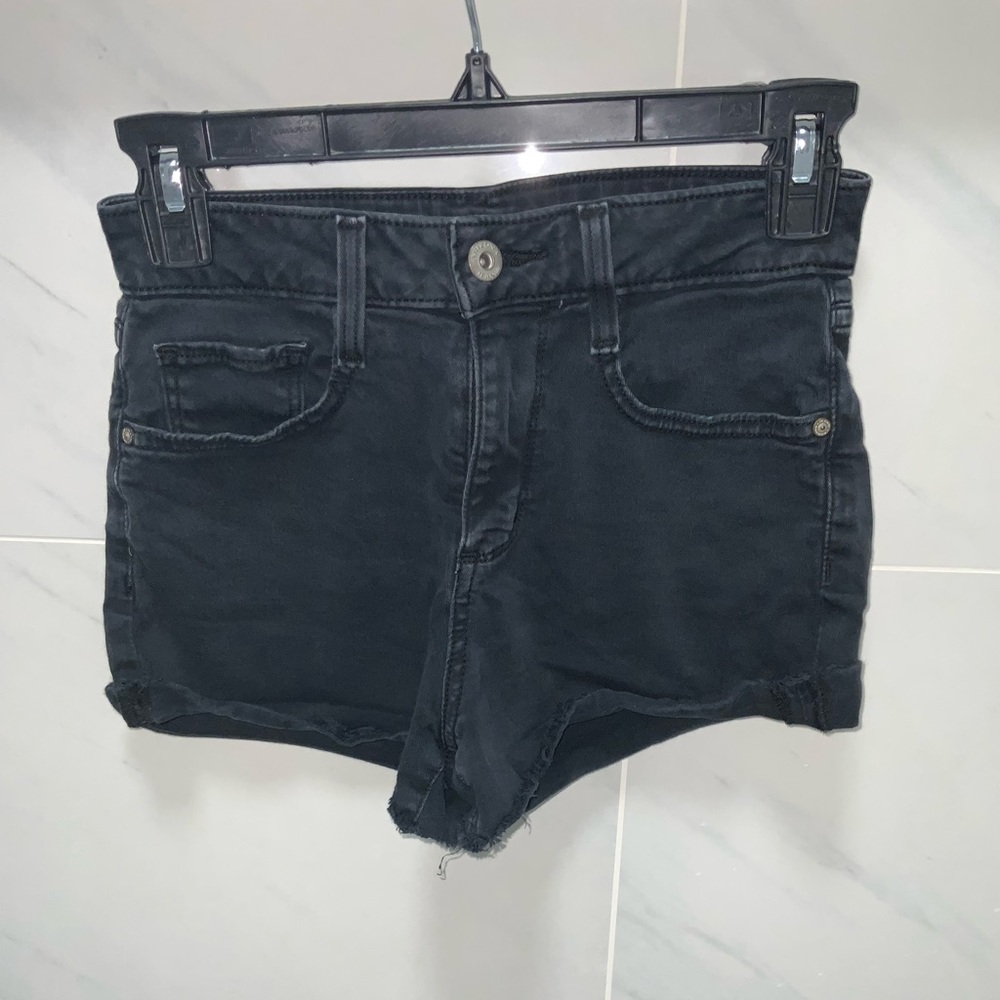 ARIZONA JEAN Women’s black Denim Shorty Shorts